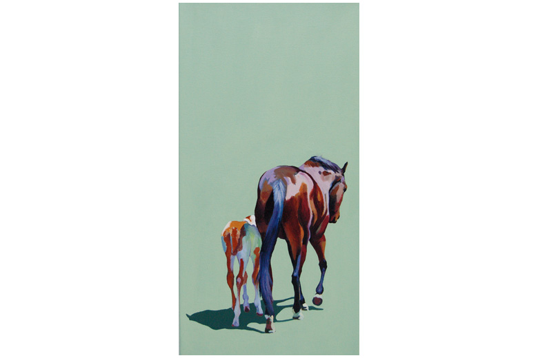 A STROLL - oil on canvas
(now only available in print)