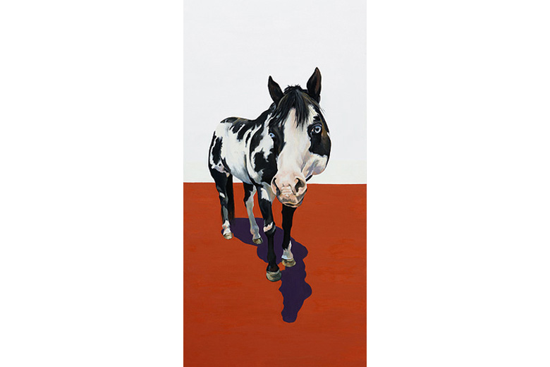 BURESTUD 2' X 5' - oil on canvas