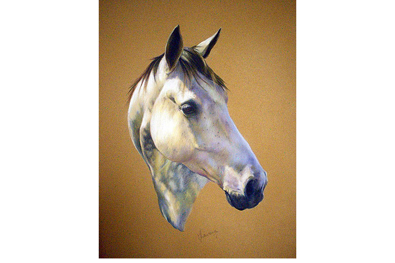 Pastel on paper