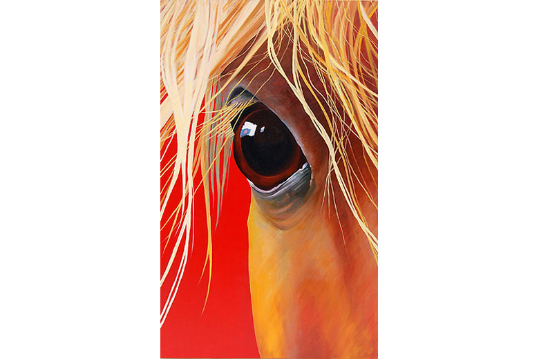 STRAWBERRY BLONDE - oil on canvas
(now only available in print)