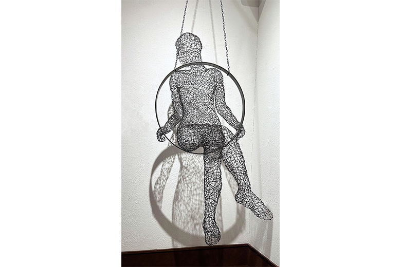 'BALANCED' - Shadows play a huge part in my artists process. They were beautifully captured here for the GSWA 2025 Annual Exhibition at the Maclaurin Art Gallery